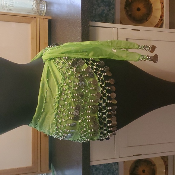 Vintage Accessories - Vintage Belly Dancer Scarf